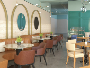 Custom furniture for cafés and restaurants